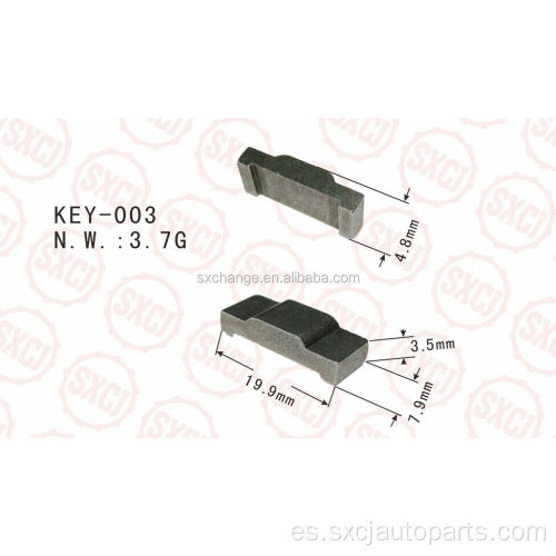 Clave de sincronizador/tecla de engranaje/bloque para la carretilla elevadora 33366-36020/sxcj-key003
